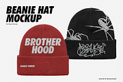 Beanie Hat Mockup, a Hat Mockup by Irhasalfahad (Thumbnail 1 of 3)