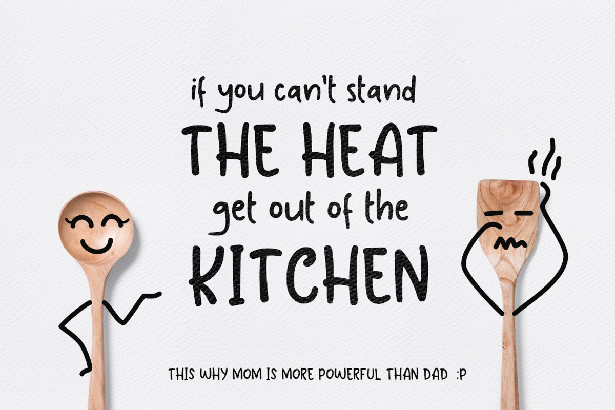 Honey Lemon Cute Font, a Sans Serif Font by YandiDesigns (Photo 4 of 4)