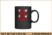 Know Jesus Know Peace Christian SVG, a Seasonal Illustration by Handy Arts Studio (Thumbnail 3 of 3)