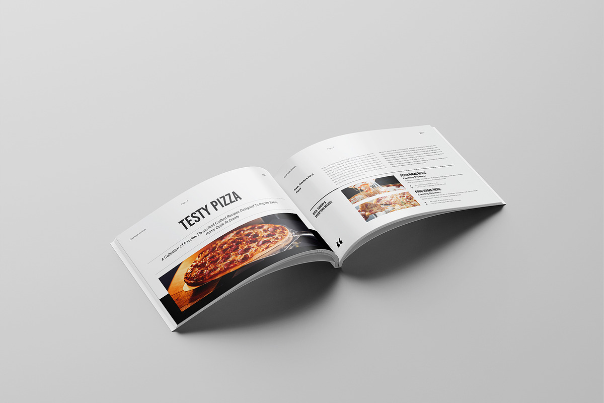 Recipes & Cookbook Template, a Brochure Template by Spark_Creative (Photo 4 of 11)