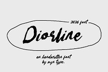 Diorline - Rough Handwritten Font