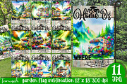 watercolor camping bundle, a Templates & Theme by TanuschArts (Thumbnail 3 of 10)