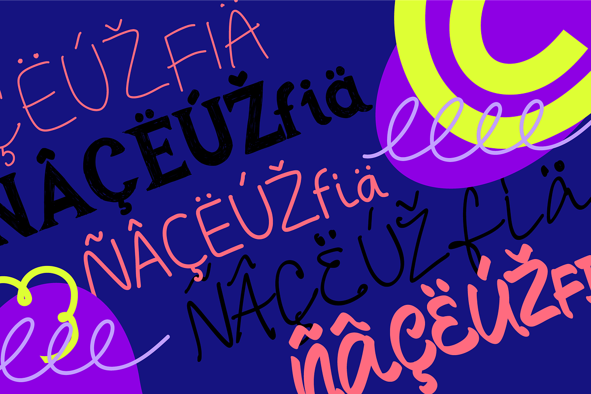 DOODLESET. Font Family., a Handwritten Font by Luxfont (Photo 5 of 8)