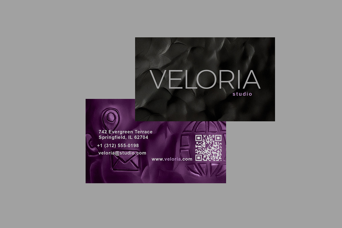 Relax Studio Clay Business Card, a Business Card Template by Trot (Photo 3 of 3)