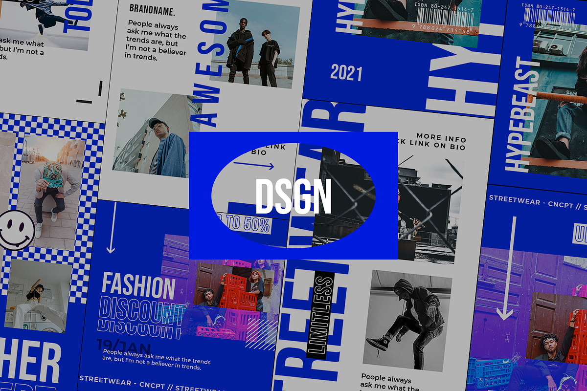 Drapps Urban Instagram Template, a Social Media Template by Creatchees.std (Photo 3 of 5)