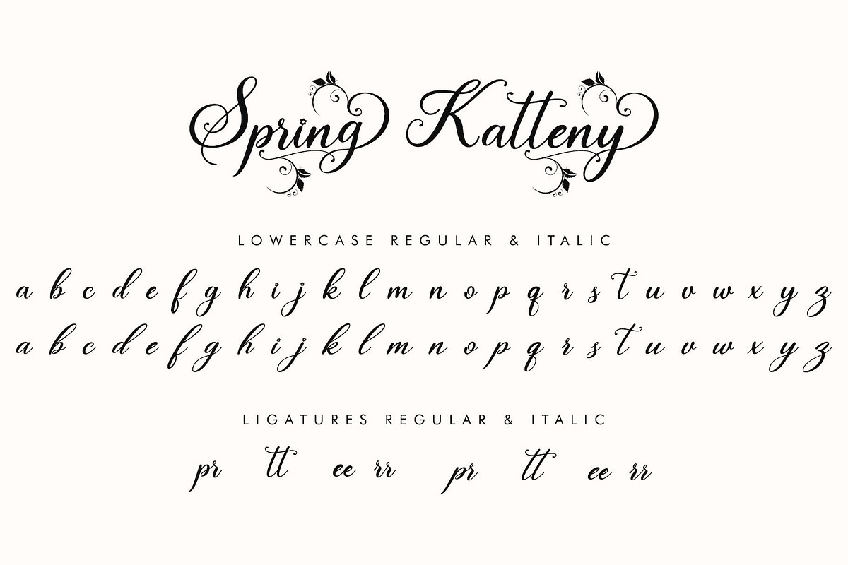 Spring Katteny, a Handwritten Font by Yoga Letter (Photo 9 of 11)