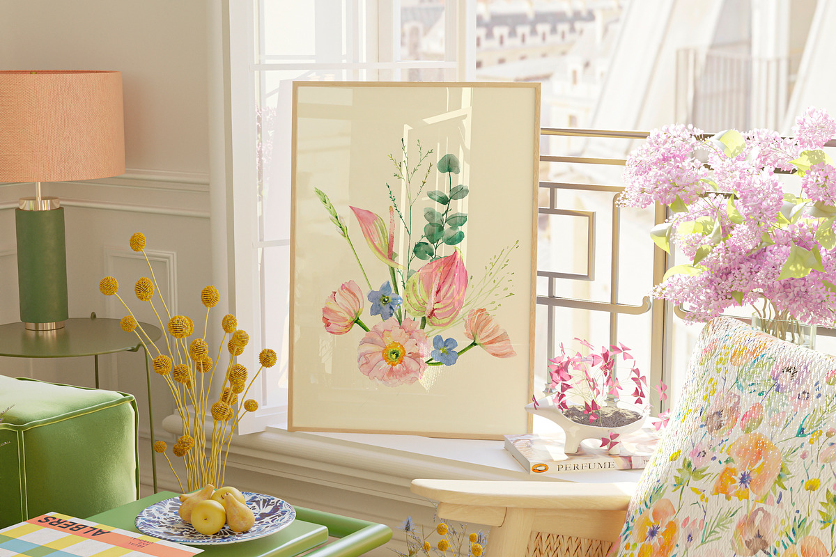 Secret Garden watercolor, a Decorative Illustration by Volha Studio (Photo 6 of 11)