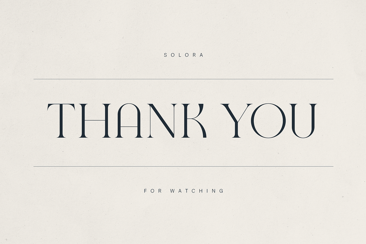 Solora – Elegant Modern Serif Font, a Serif Font by Only Fonts (Photo 11 of 11)
