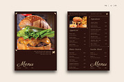 Brown Menu Restaurant Template, a Flyer Template by Siska Arista (Thumbnail 2 of 3)