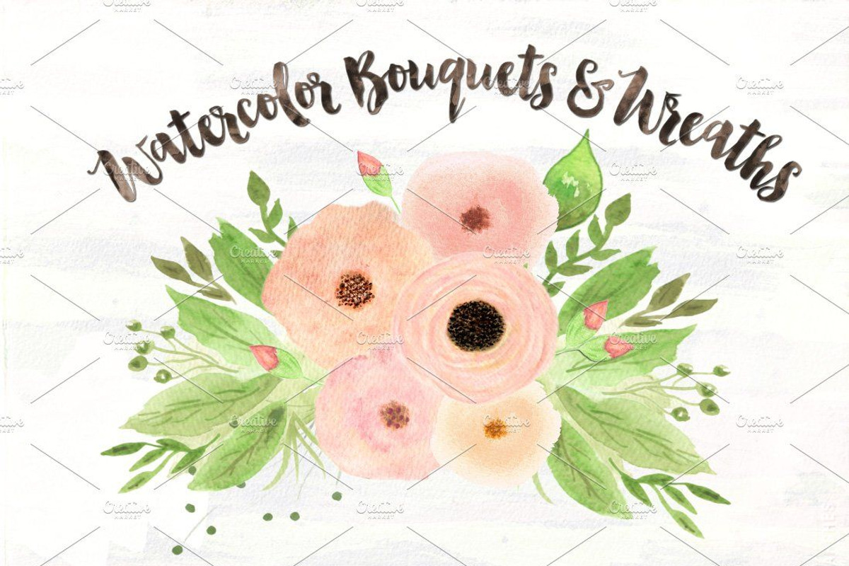 Watercolor Mega Bundle, an Illustration by Li Zamperini (Photo 11 of 43)