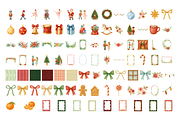 Christmas Watercolor Clip, a Decorative Illustration by Yana_mide (Thumbnail 18 of 18)
