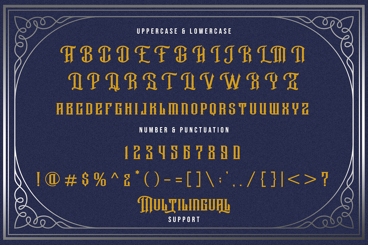 Hanzow Sewick - Victorian Font, a Blackletter Font by StringLabs (Photo 11 of 13)