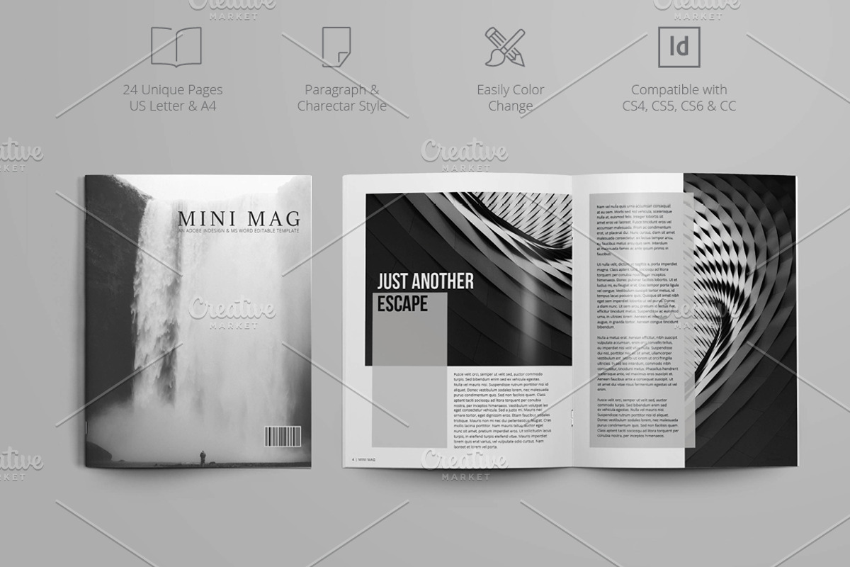 MINI MAG, a Magazine Template by TH Pixel (Photo 1 of 5)