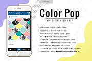 Mini Color Pop Social Media Pack, a Social Media Template by Marigold Studios (Thumbnail 2 of 5)
