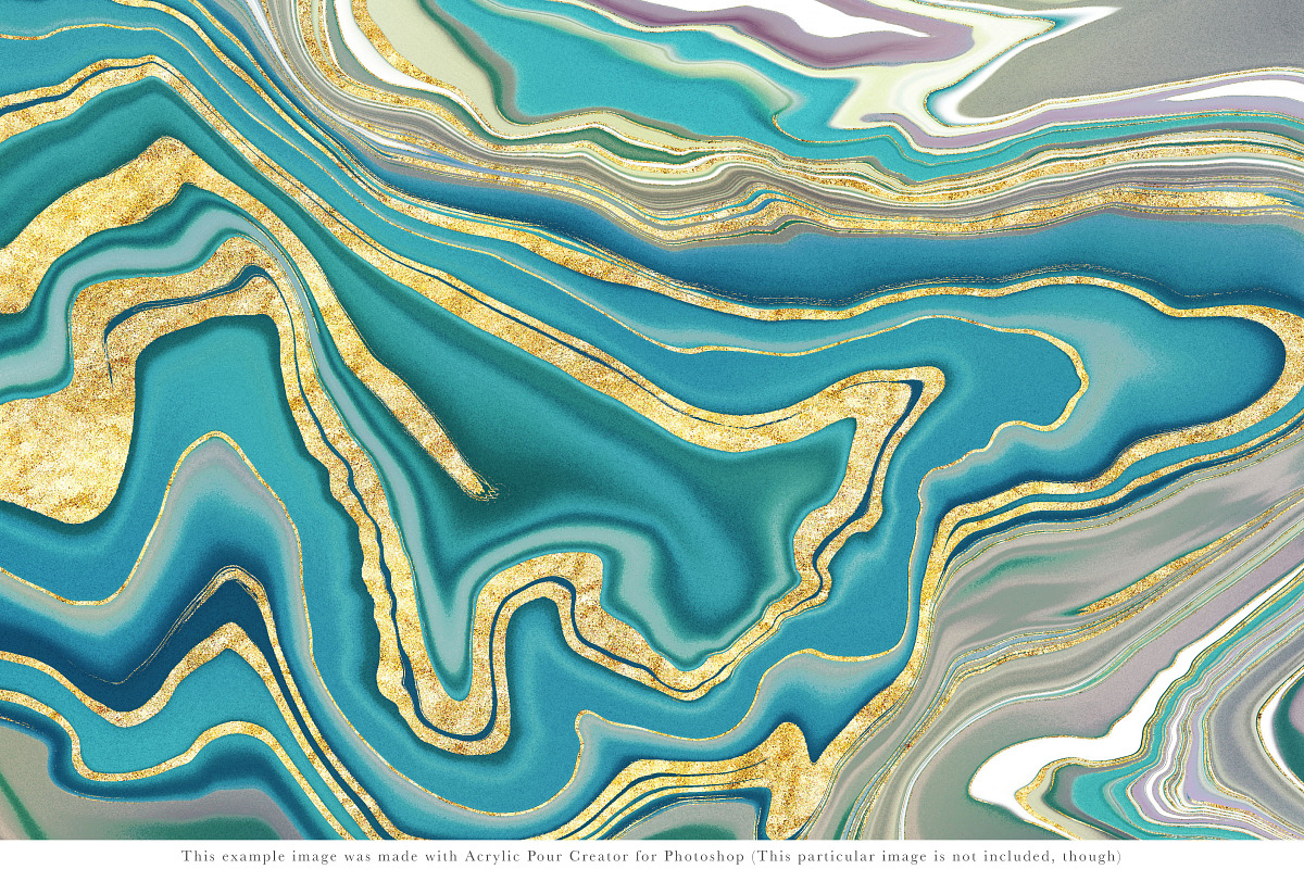 Acrylic Pour Creator for Photoshop, a Plug-in Add-On by Drifter Studio PrintShop (Photo 5 of 12)