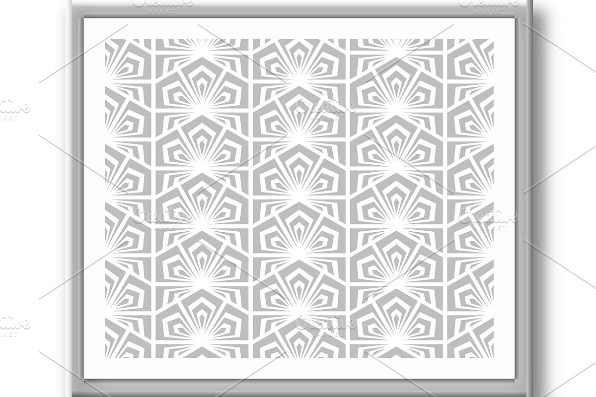 Floral geometric pattern. Wallpaper, a Pattern Graphic by RODINA (Photo 3 of 3)