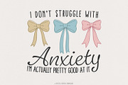 Coquette Mental Health Bow PNG, an Illustration by SharpMarketplace (Thumbnail 1 of 9)