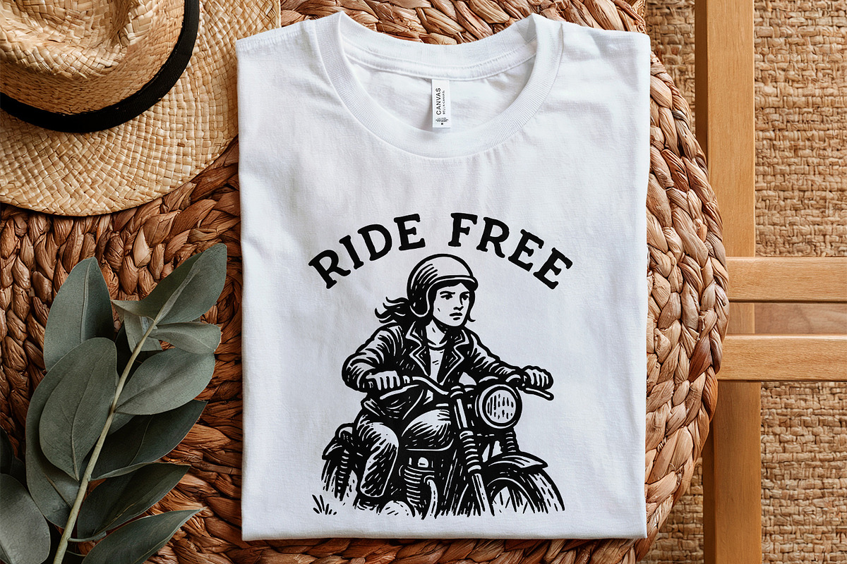 Ride Free PNG, Motorcycle Rider, an Illustration by SharpMarketplace (Photo 5 of 9)