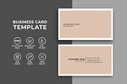 Simple Minimal Business Card, a Business Card Template by Saman Osama (Thumbnail 4 of 6)