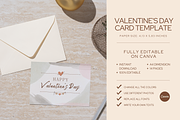 VALENTINE'S DAY CARD CANVA TEMPLATE, a Card Template by The Little Lily Studio (Thumbnail 5 of 5)