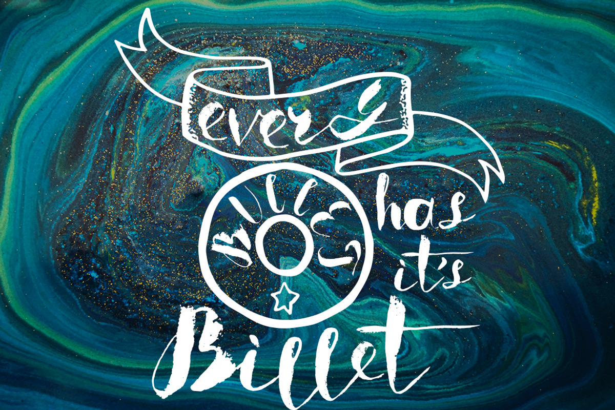Boriska watercolor grunge font preview 5