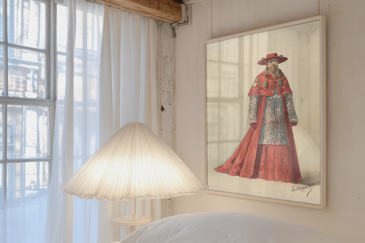 French Historical Costumes, a Person Illustration by Digital Museum (Photo 7 of 7)