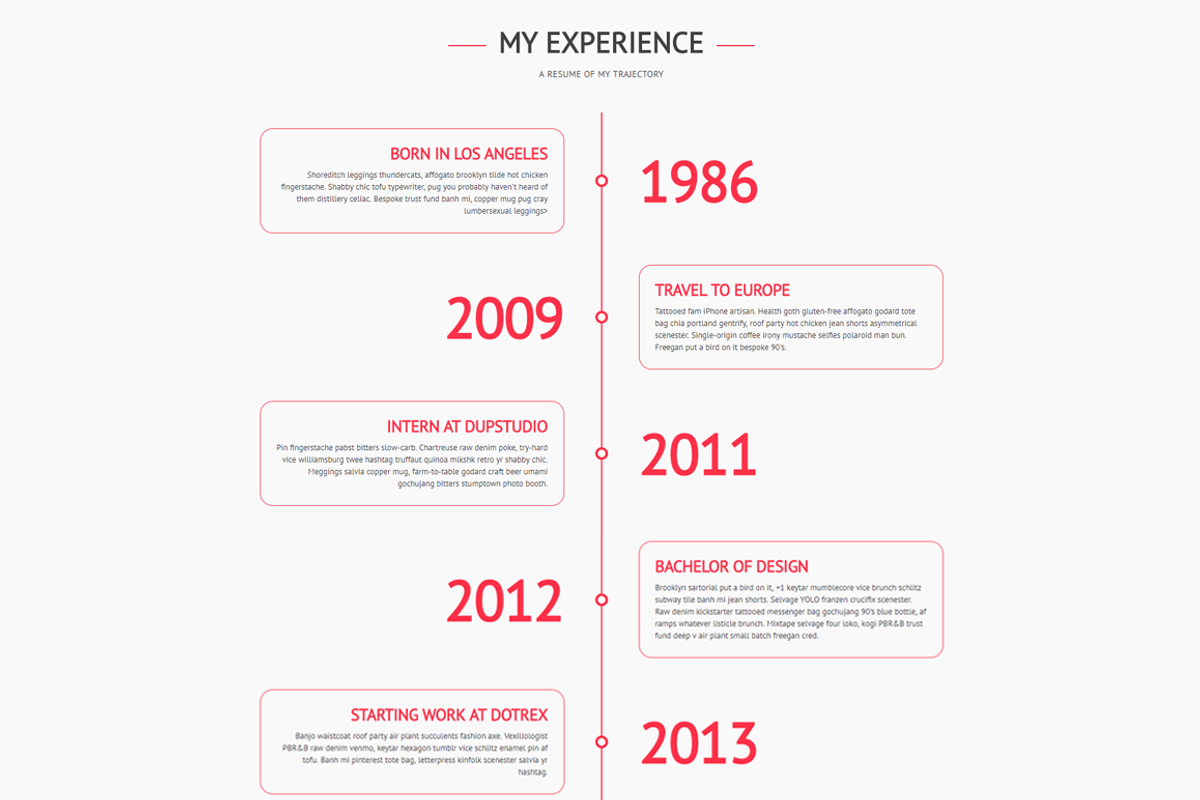 Skillz: Portfolio & Resume Theme, a WordPress Template by ThemeBear (Photo 3 of 6)