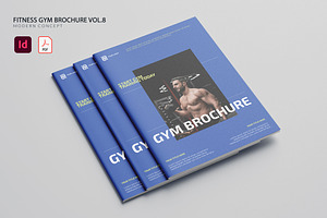 Fitness Gym Brochure Vol.8, a Brochure Template by Bewalrus Studio