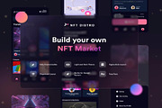 NFT Distro NFT Market UI Design Kit, an UI Kit Template by Lumina_ui_ux202 (Thumbnail 2 of 5)