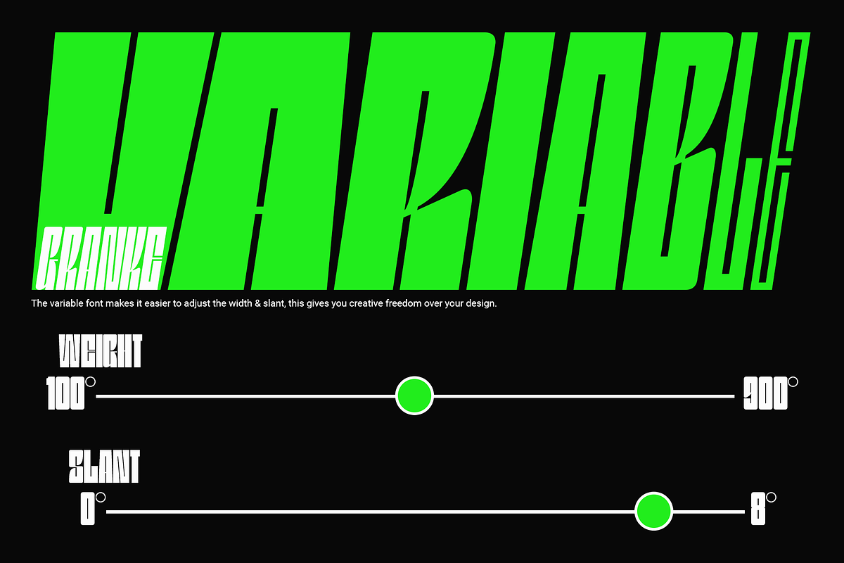 Granke - A Bold Display Typeface, a Sans Serif Font by Valentino Vergan (Photo 7 of 18)