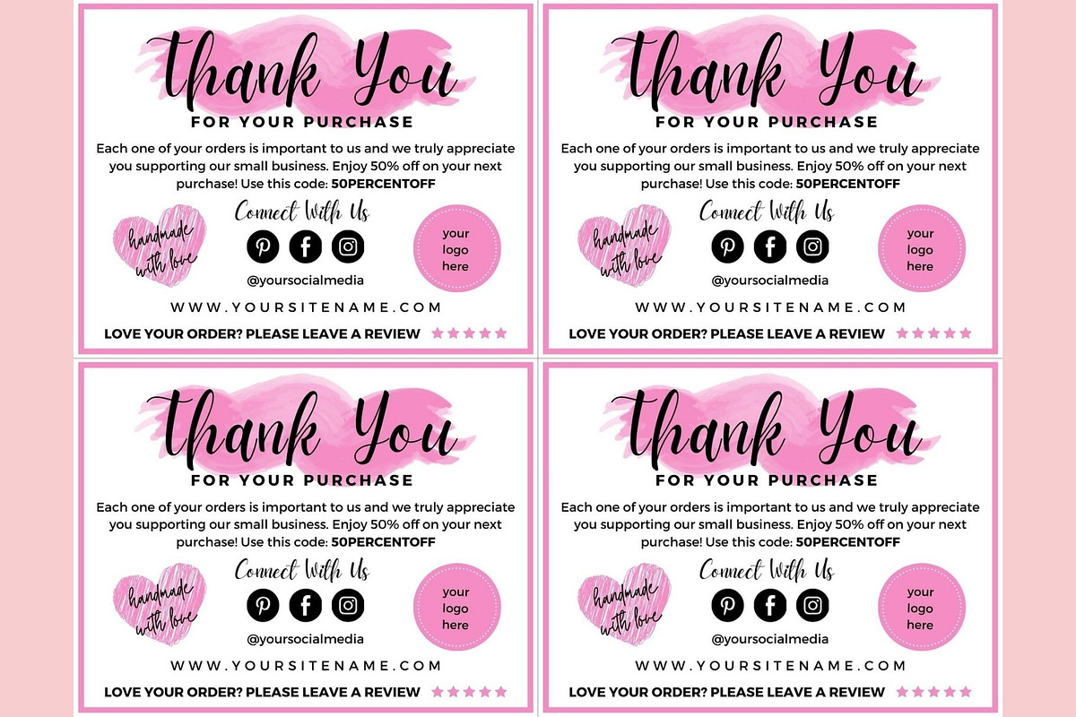 Business Thank You Card Canva 15, a Card Template by bonadigitals (Photo 3 of 3)