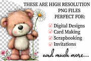 Spring Teddy Bear Illustration Bundl, an Illustration by Daily.Designs (Thumbnail 2 of 8)