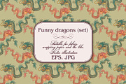 Funny dragons, a Pattern Graphic by Designs by Helen Trupak (Thumbnail 2 of 10)