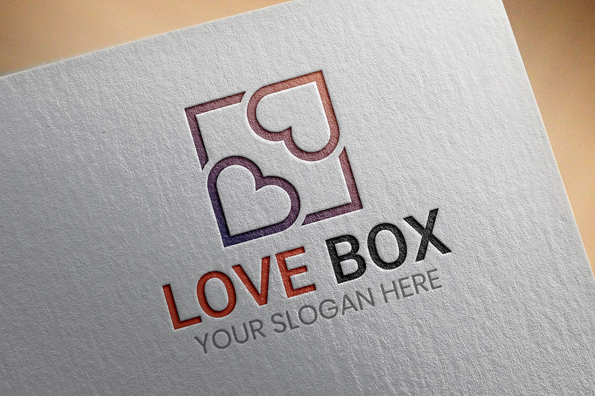 Love Box Logo Template, a Branding & Logo Template by BdThemes (Photo 3 of 4)