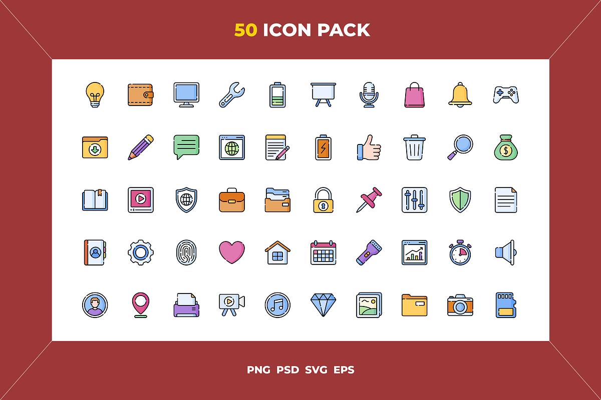 Essentials icons, an Outline Icon by Wencory (Photo 1 of 2)