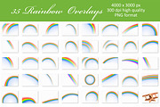 Rainbow Overlays, an Object Graphic by VligCreativeStudio (Thumbnail 4 of 4)