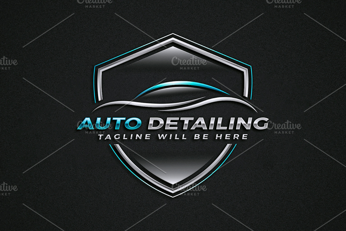 Auto Detailing Logo Design Template, a Branding & Logo Template by Nahid Hasan Nilim (Photo 3 of 7)