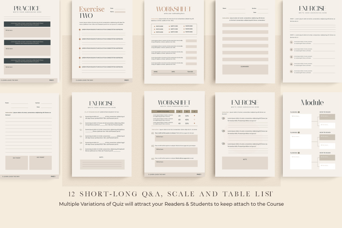 2in1 Bundle eBook + Workbook CANVA, a Magazine Template by Eviory (Photo 10 of 51)
