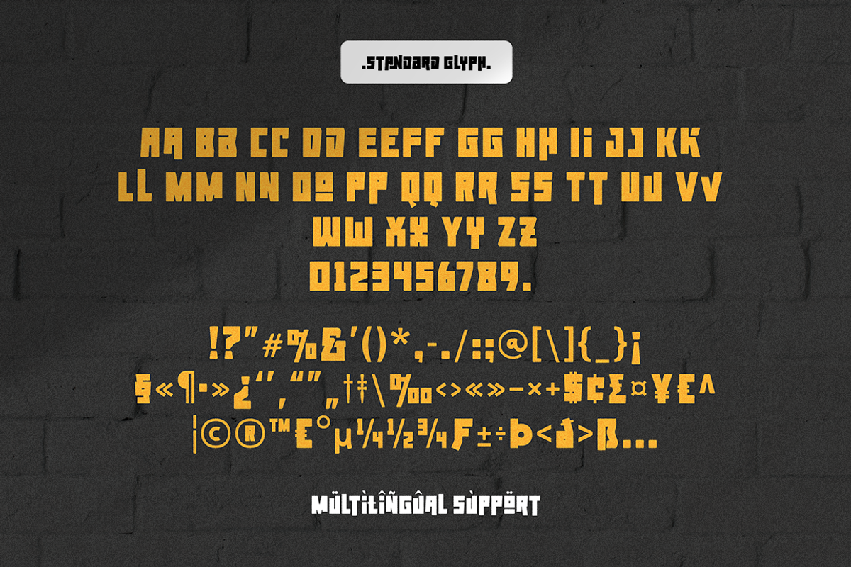 GoBlock - Heavy Font, a Blackletter Font by Grontype (Photo 8 of 10)