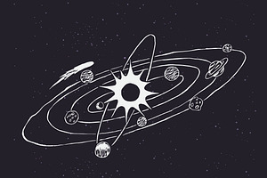 Solar System Doodle