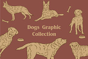 Dogs Graphic Collection, an Illustration by Ben studio (Thumbnail 1 of 3)