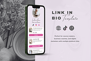 Pink Canva Stan Store Link In Bio, a Landing Page Template by GlamWebDesigns (Thumbnail 1 of 5)