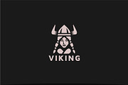 Viking Girl Logo, a Branding & Logo Template by Metrolinevision (Thumbnail 1 of 2)