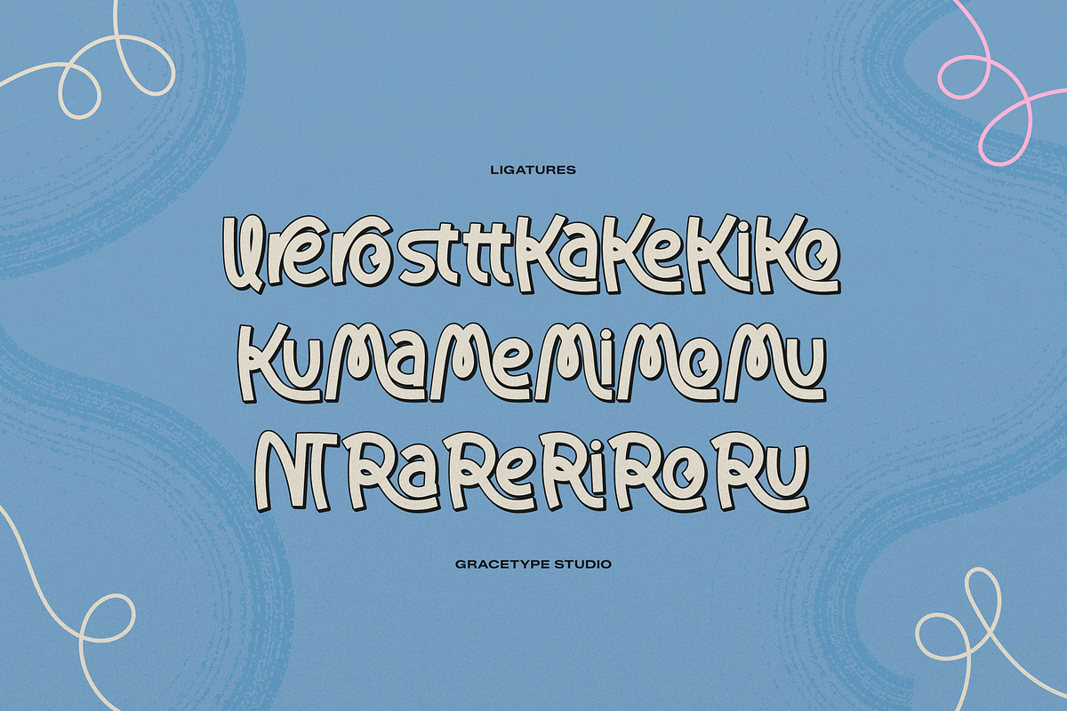Girdale | Playful Hand Drawn, a Handwritten Font by gracetype_studio (Photo 11 of 12)