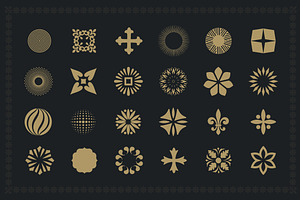 700 Decorative Elements Vector