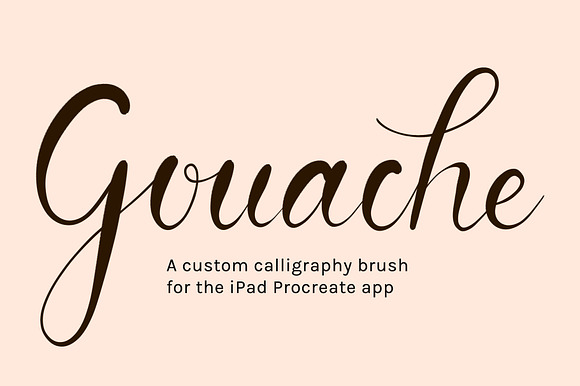 Procreate Brush | Gouache Smooth preview 3