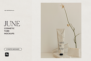 Cosmetic Tube Mockups – June, a Packaging Mockup by HelloKarla (Thumbnail 1 of 4)
