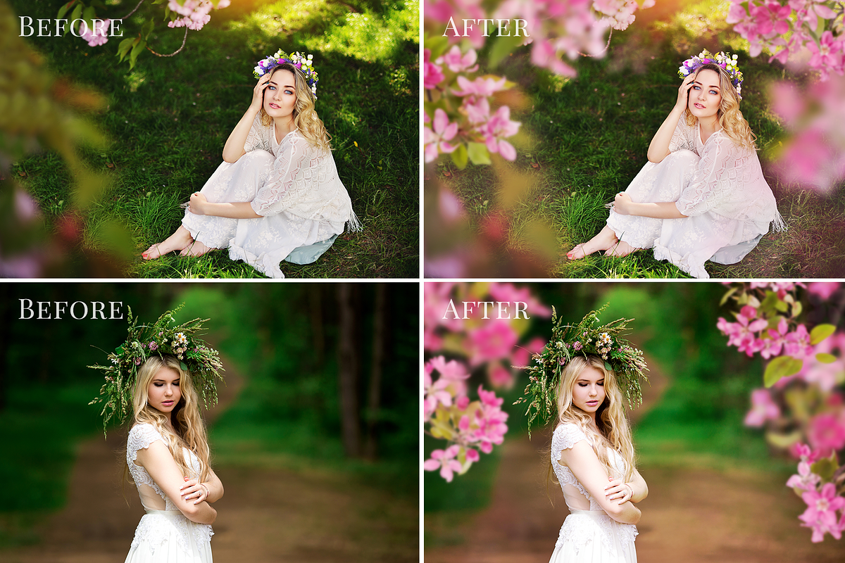 Pink Blossom Tree photo overlays, a Layer Style Add-On by BrownLeopard (Photo 2 of 8)