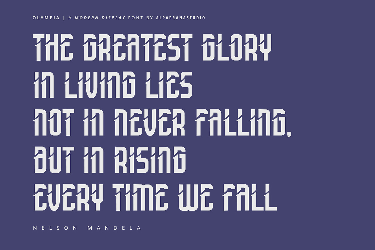 Olympia - Modern Display Font, a Script Font by Alpaprana (Photo 7 of 12)