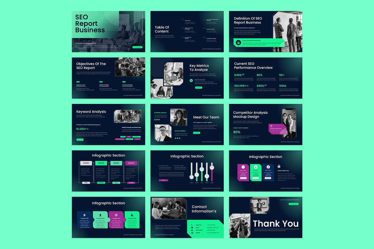 SEO Report Business preview 3